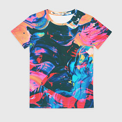 Футболка женская Colors, цвет: 3D-принт