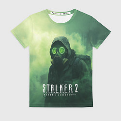 Футболка женская Stalker 2 сердце Чернобыля, цвет: 3D-принт