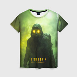 Женская футболка Stalker 2 ядовитый дым