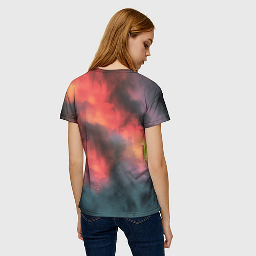 Женская футболка Stalker 2 радиоактивный фон / 3D-принт – фото 4