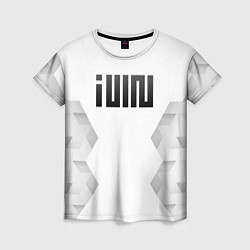 Женская футболка Gidle white poly