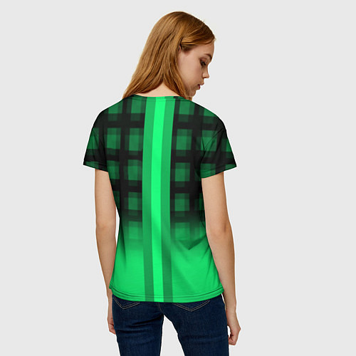 Женская футболка Xbox game studio geometry / 3D-принт – фото 4