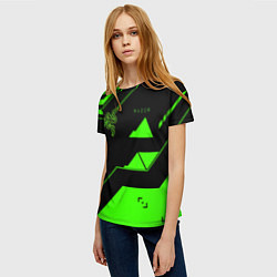 Футболка женская Razer geometry game, цвет: 3D-принт — фото 2