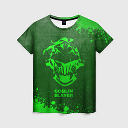 Женская футболка Goblin Slayer - green gradient