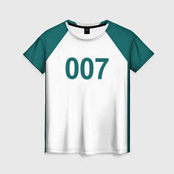 Женская футболка Игра в кальмара 007