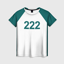 Женская футболка Игра в кальмара 222