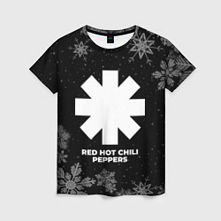 Футболка женская Снежный Red Hot Chili Peppers, цвет: 3D-принт