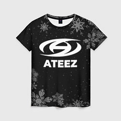 Женская футболка Снежный Ateez