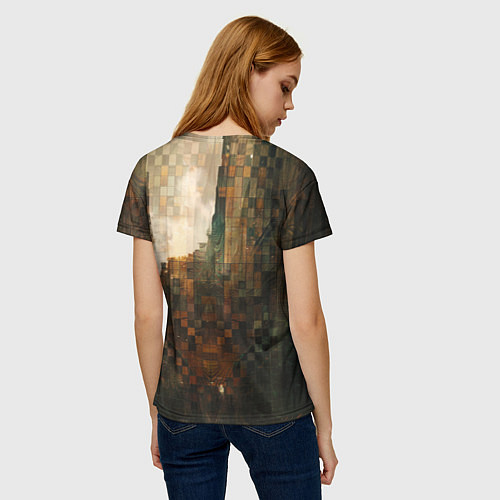 Женская футболка Космодесантник из ордена / 3D-принт – фото 4