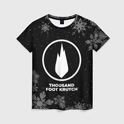 Футболка женская Снежный Thousand Foot Krutch, цвет: 3D-принт