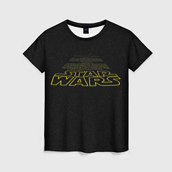 Футболка женская Star Wars - вступительные титры, цвет: 3D-принт