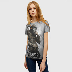 Футболка женская S t a l k e r 2 Heart of Chornobyl, цвет: 3D-принт — фото 2