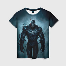 Женская футболка Venom in fog