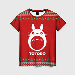 Женская футболка Totoro new year