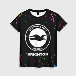 Футболка женская Brighton конфети, цвет: 3D-принт