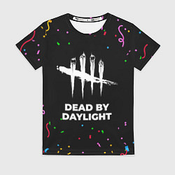 Женская футболка Dead by Daylight конфети