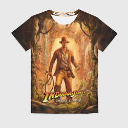 Женская футболка Инди Indiana Jones and the great circle