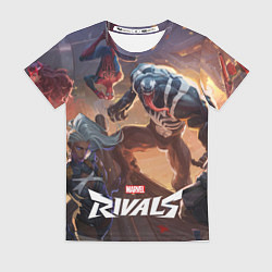 Женская футболка Персонажи Marvel rivals