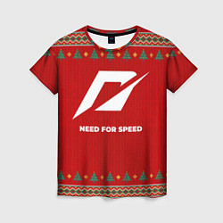 Женская футболка Need for Speed new year