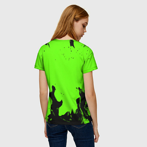 Женская футболка Lord of the fallen flame / 3D-принт – фото 4