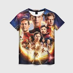 Женская футболка Персонажи Человек паук нет пути домой