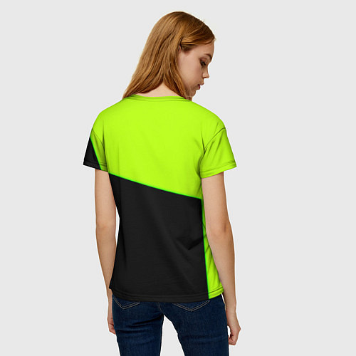 Женская футболка New world geomerty / 3D-принт – фото 4