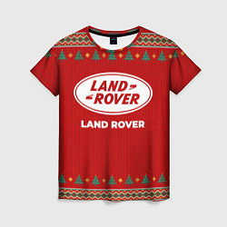 Женская футболка Land Rover new year