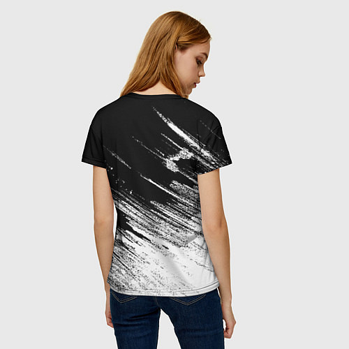 Женская футболка Stray kids - черно-белый / 3D-принт – фото 4