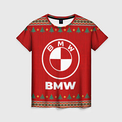 Женская футболка BMW new year