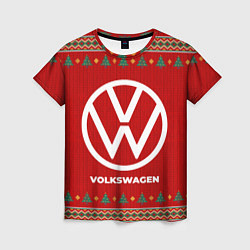 Женская футболка Volkswagen new year