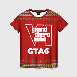 Женская футболка GTA6 new year