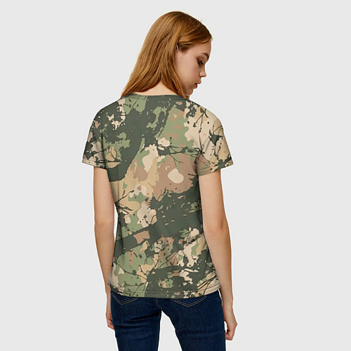 Женская футболка Чиловый парень - с Днем защитника Отечества / 3D-принт – фото 4