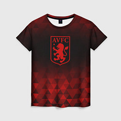 Женская футболка Aston Villa red poly