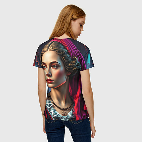 Женская футболка Классика в современной обработке / 3D-принт – фото 4
