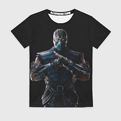 Женская футболка Mortal kombat - Sub Zero