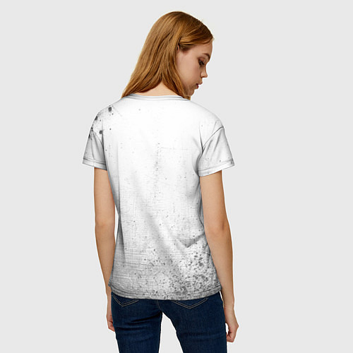 Женская футболка Saints Row - white gradient / 3D-принт – фото 4