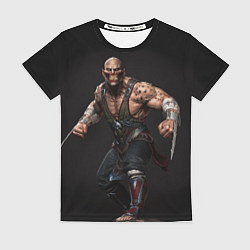 Женская футболка Mortal kombat - baraka