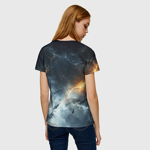 Женская футболка Kingdom Come Deliverance 2 молнии / 3D-принт – фото 4