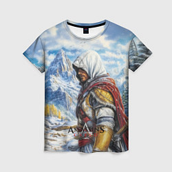 Женская футболка Assassins Creed winter