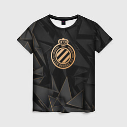 Женская футболка Club Brugge golden poly