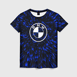 Женская футболка BMW blue energy