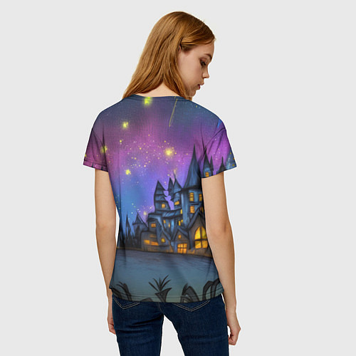 Женская футболка Гарри Поттер мультяшный / 3D-принт – фото 4