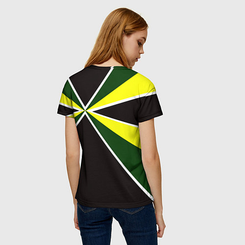 Женская футболка Мотострелковые войска: лавры / 3D-принт – фото 4