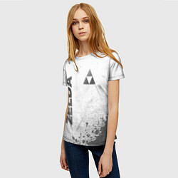 Футболка женская Zelda - white gradient вертикально, цвет: 3D-принт — фото 2