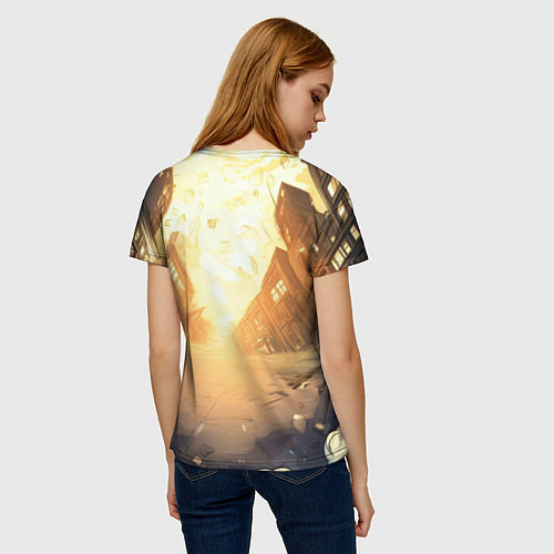 Женская футболка Джокер в полете / 3D-принт – фото 4