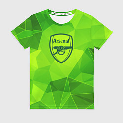 Футболка женская Arsenal green poly, цвет: 3D-принт