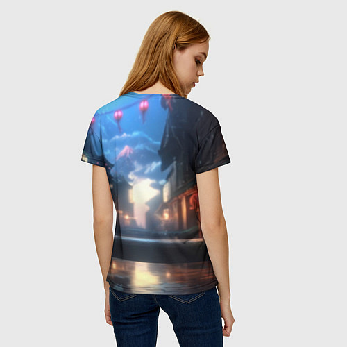 Женская футболка Джокер за барной стойкой / 3D-принт – фото 4