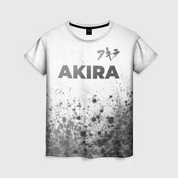 Футболка женская Akira - white gradient посередине, цвет: 3D-принт