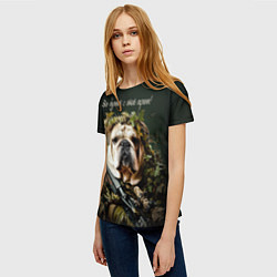 Футболка женская Все дуреют с этой охраны, цвет: 3D-принт — фото 2