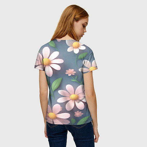 Женская футболка Анна: как светлый луч рассвета / 3D-принт – фото 4